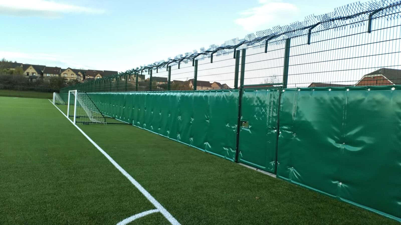 Broxburn Academy outdoor acoustic blankets