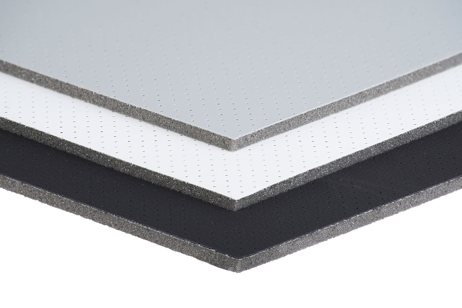 Perforated Vinyl Faced Foam Backing