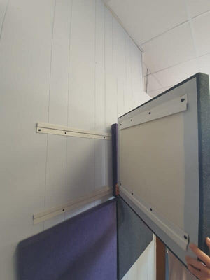 Softwall mounting panels