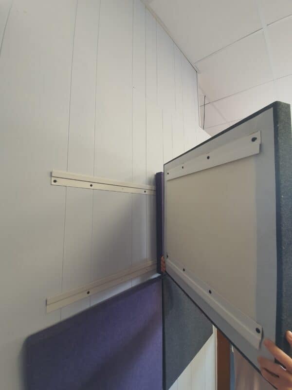 Softwall mounting panels